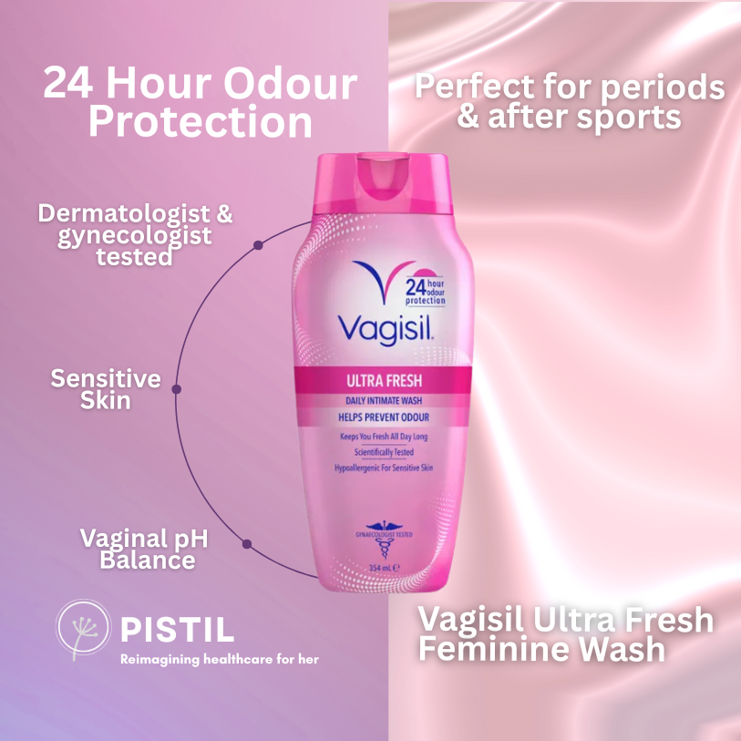 Vagisil Intimate Wash Ultra Fresh 354 mL | All-Day Freshness & Odour Control