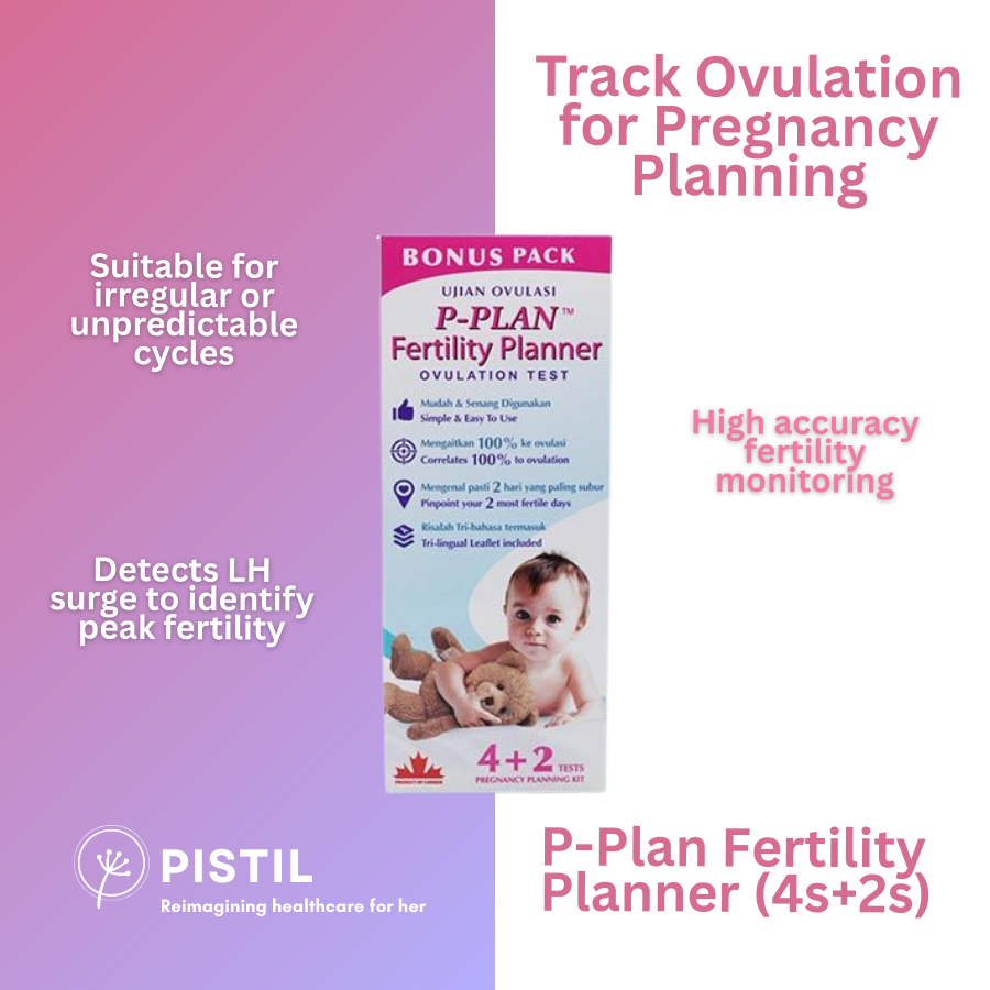 P-Plan Fertility Planner (4’s + 2’s Bonus Pack) | Ovulation Tracking & Conception Support